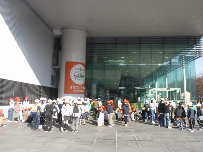 そなエリアに到着＠5年生