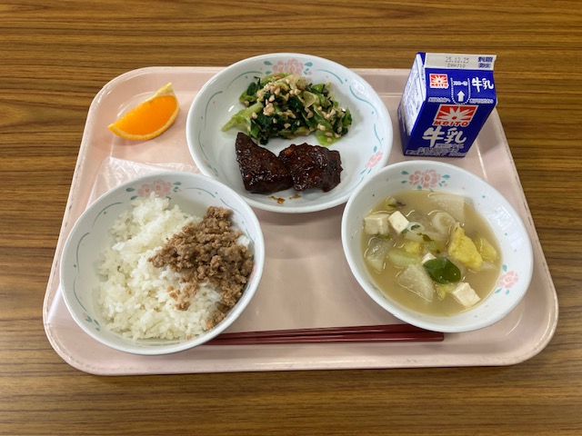 12月18日の給食