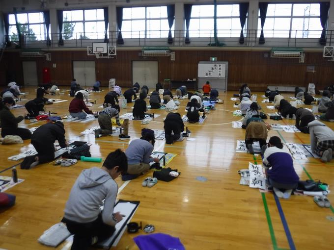 校内席書会＠6年生