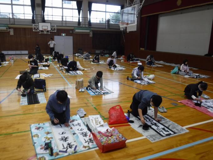 校内席書会＠6年生