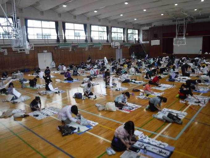 校内席書会＠5年生