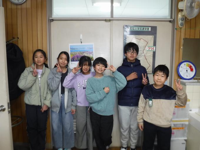 校長室会食＠6年生