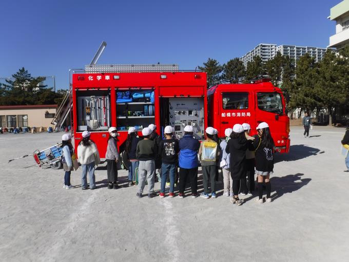 消防車の見学