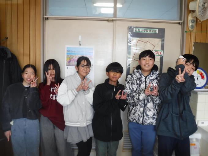 校長室会食＠6年生