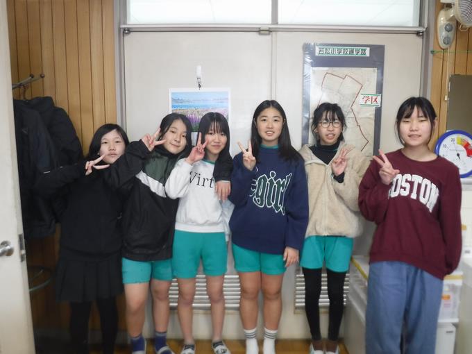 校長室会食＠6年生