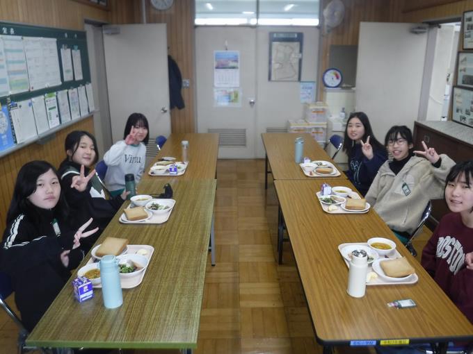 校長室会食＠6年生