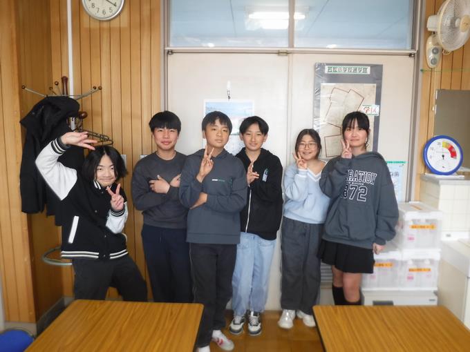 校長室会食＠6年生