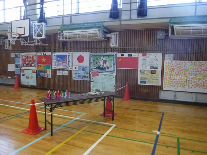 体育館の様子