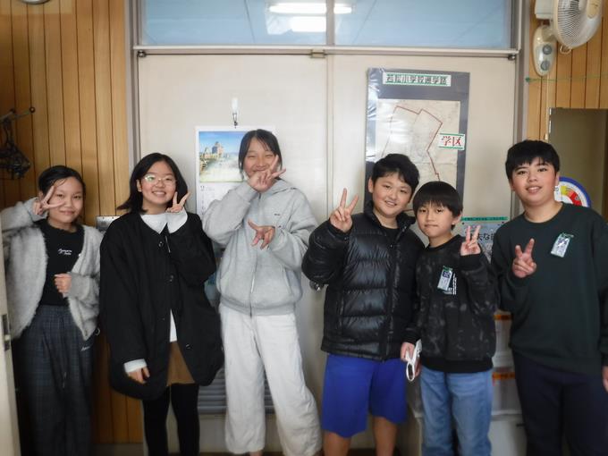 校長室会食＠6年生