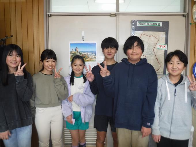 校長室会食＠6年生