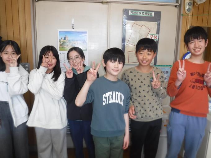 校長室会食＠6年生