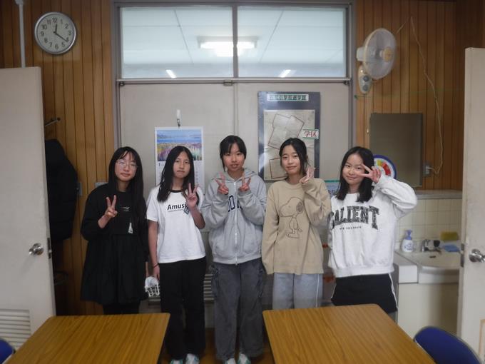 校長室会食＠6年生