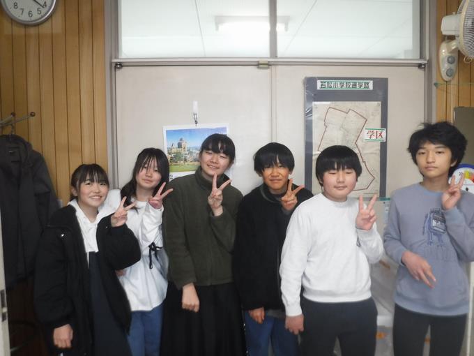 校長室会食＠6年生