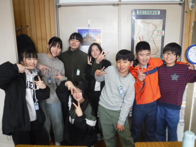 校長室会食＠6年生