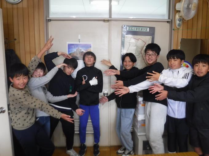 校長室会食＠6年生