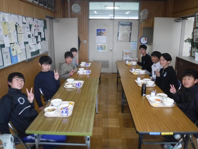 校長室会食＠6年生