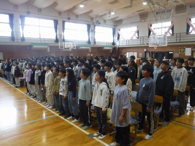 卒業式練習＠5年生