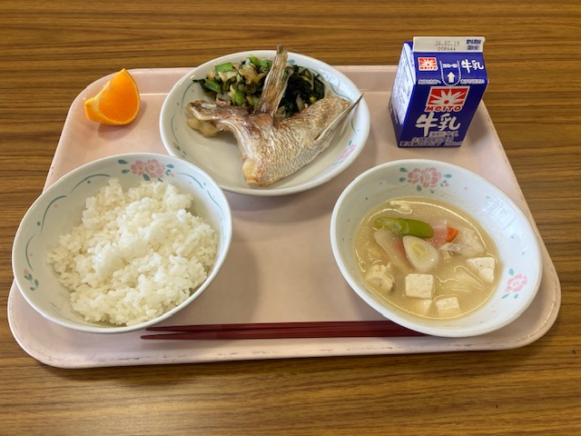 3月12日の給食