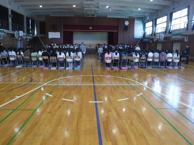 卒業式予行練習