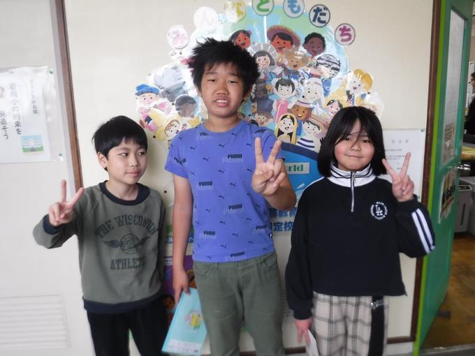 お別れ式＠4年生代表