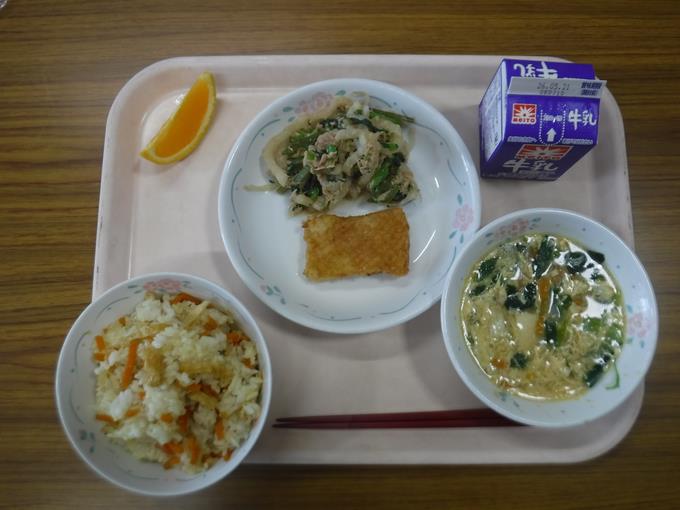 本日の給食