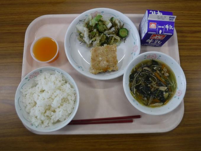 本日の給食