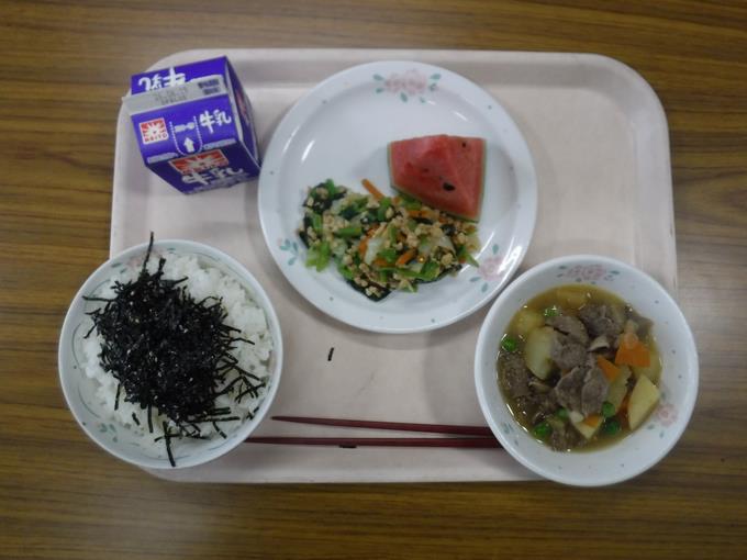 本日の給食