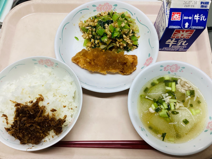 今日の給食