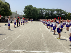 運動会全体練習