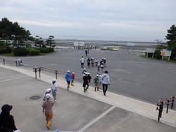 干潟へ向かって