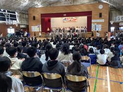 6年生を送る会_1年生の発表