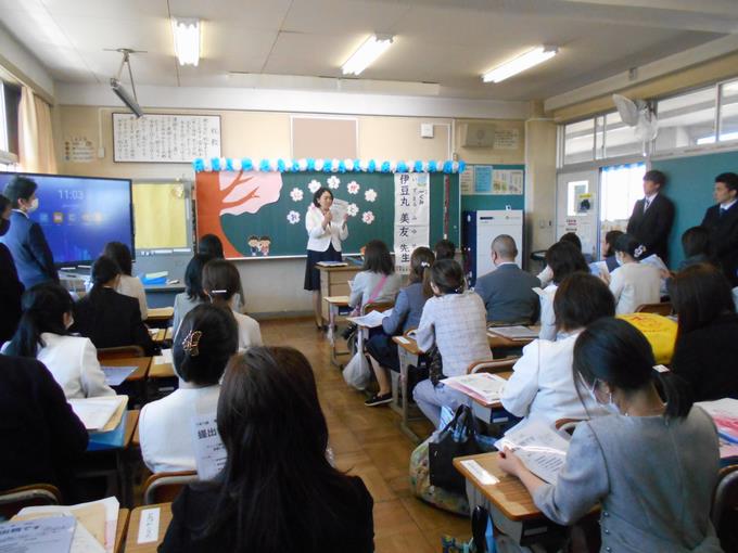 1年1組担任挨拶