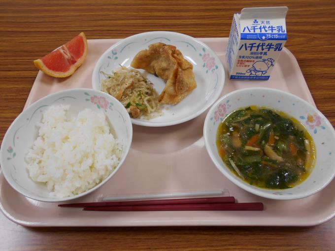 今日の給食