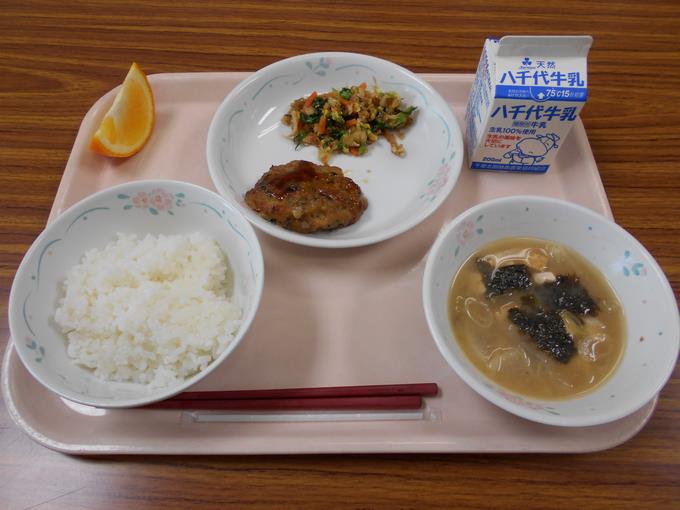 今日の給食