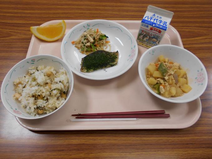 今日の給食