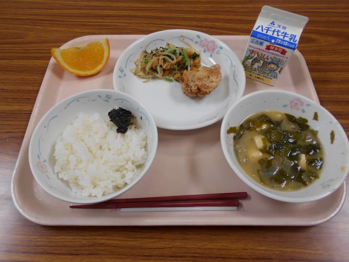 今日の給食