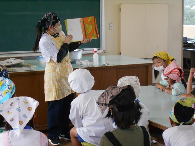 さやむき前に読み聞かせ