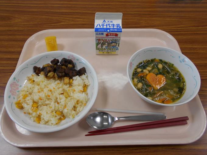 今日の給食