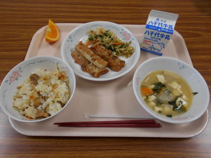 今日の給食
