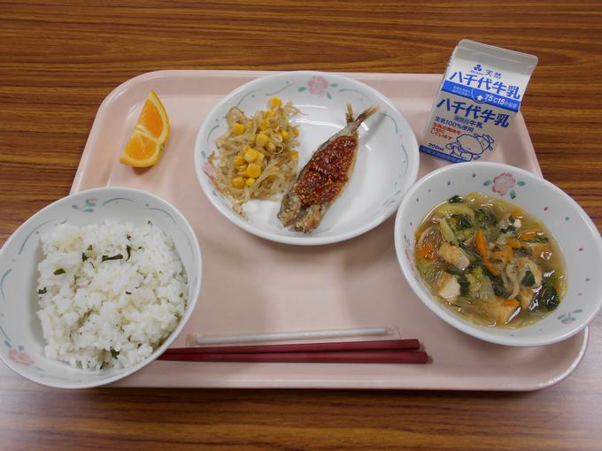 今日の給食