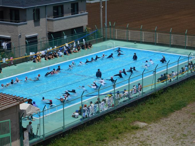 高学年水泳学習