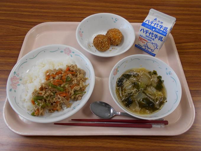 今日の給食