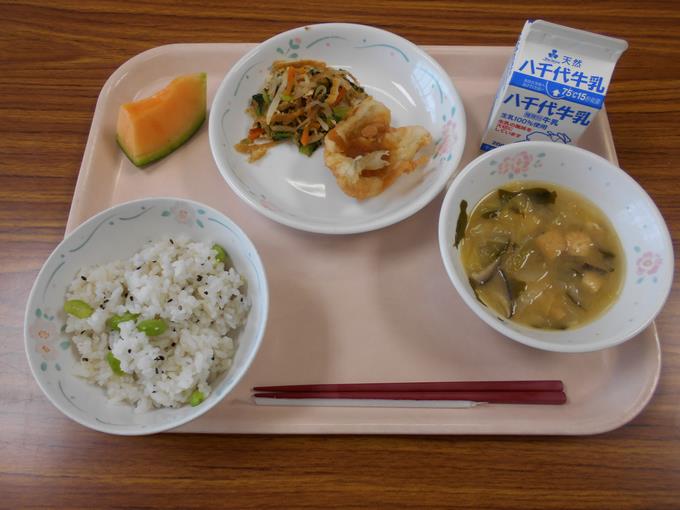 今日の給食