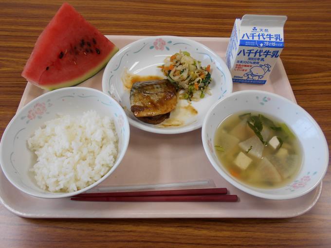 今日の給食