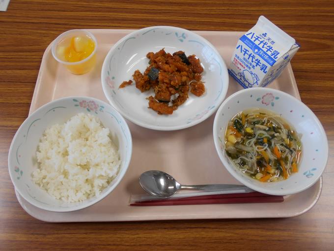 今日の給食