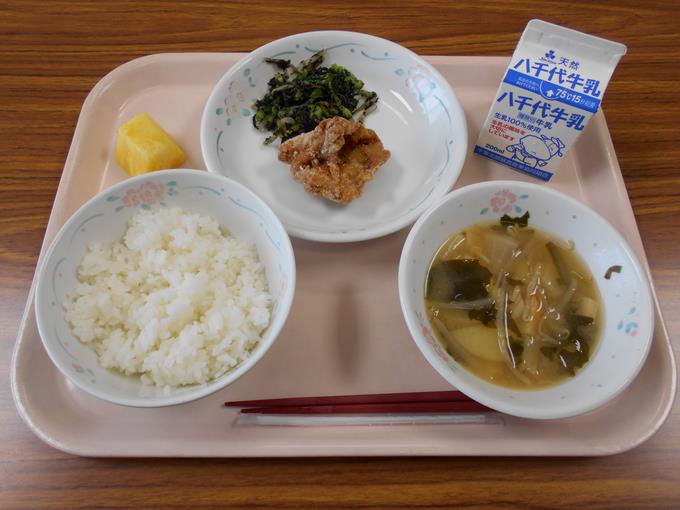 今日の給食