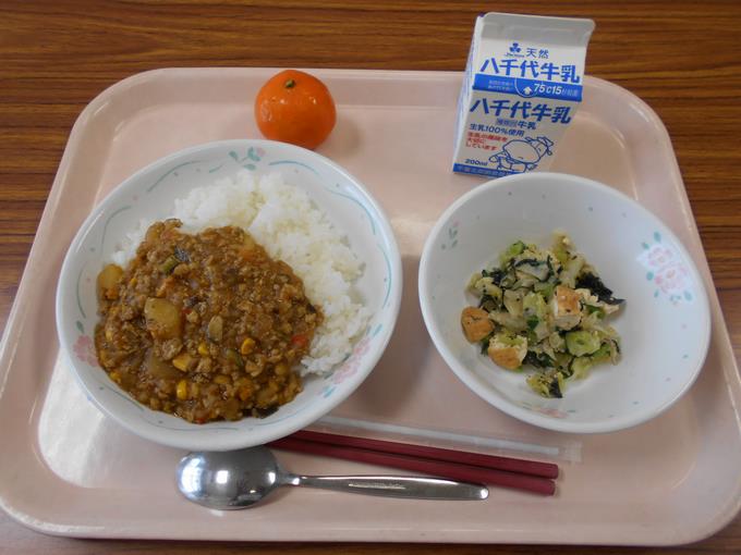 今日の給食
