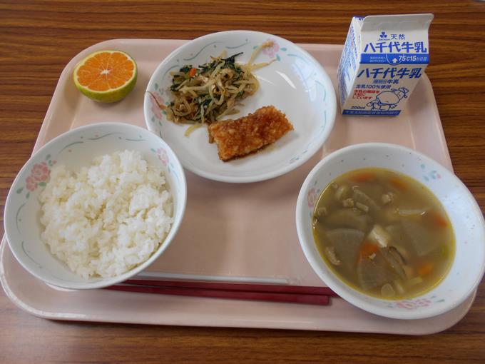 今日の給食