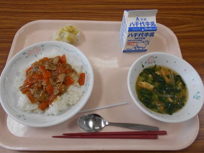 今日の給食