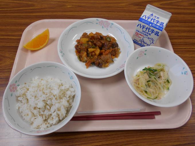 今日の給食